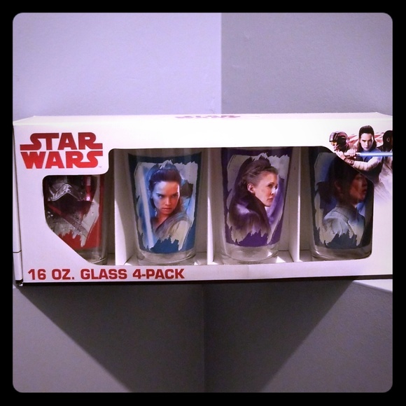 Disney Other - 4 Piece Star Wars 

16oz 

Glass Set  

 